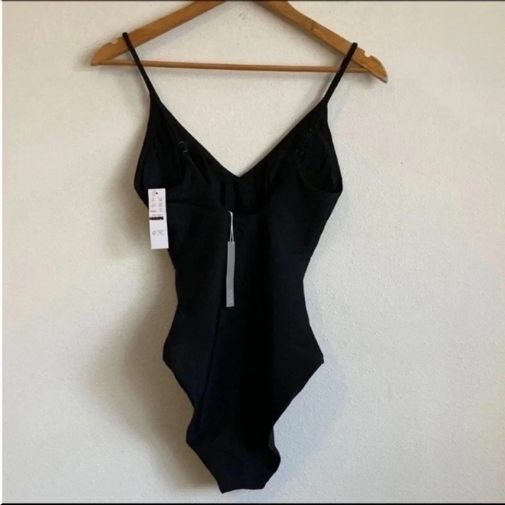 J Crew Lana One‎ Piece Black Sculpt Size 12 Black - Picture 2 of 4